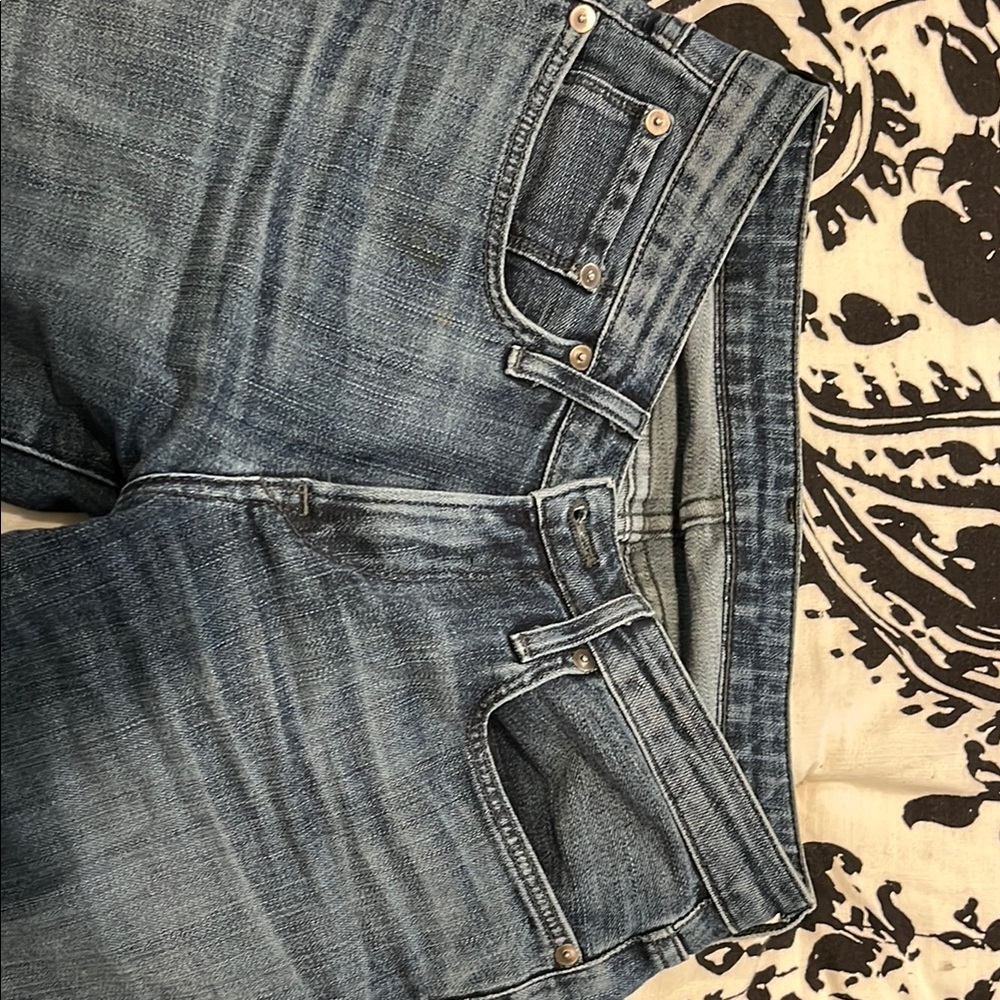 Helmut Lang Blue Skinny Jeans with Faded Wash